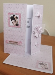 Geisha tea bag folding card and envelope kit