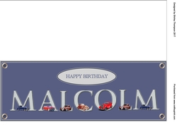 Large DL name card (Malcolm).