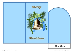 Christmas bell money wallet.