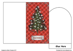 Christmas tree money wallet