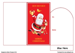 Santa money wallet