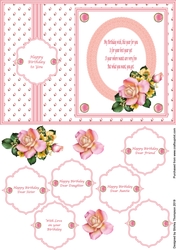 A5 tent fold step by step card front