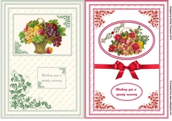 Two A5 quick get well card fronts