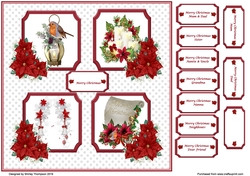 8 x 8 Christmas quick card front