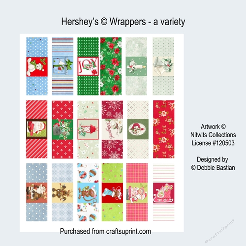 Hershey  Nugget Wrappers - a variety