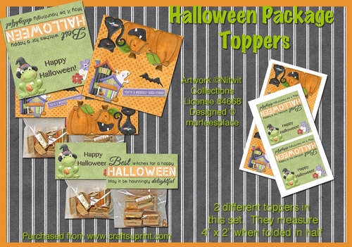 Halloween Package Toppers