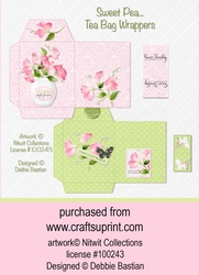 Sweet Pea Tea Bag Holders
