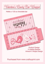 Valentines Candy Bar Wrapper
