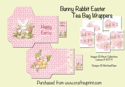 Bunny Rabbit Tea Bag Wrappers