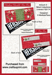 Christmas Chocolate Bar Box