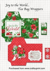 Joy to the World...Tea Bag Wrappers
