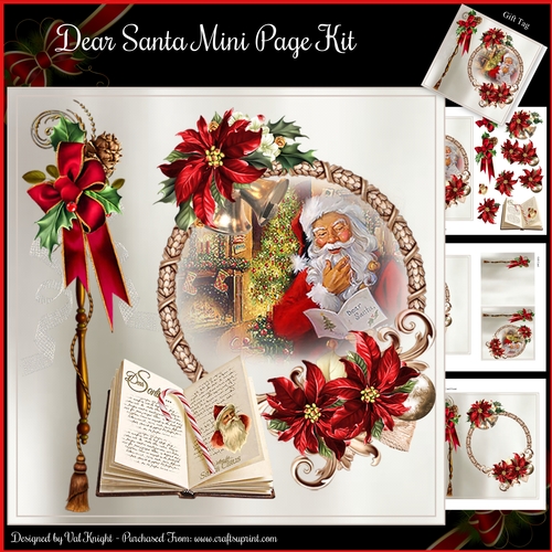 Dear Santa Mini Page Kit