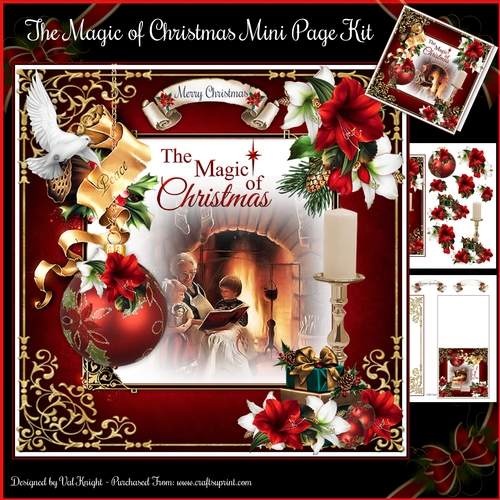The Magic Of Christmas Mini Page Kit