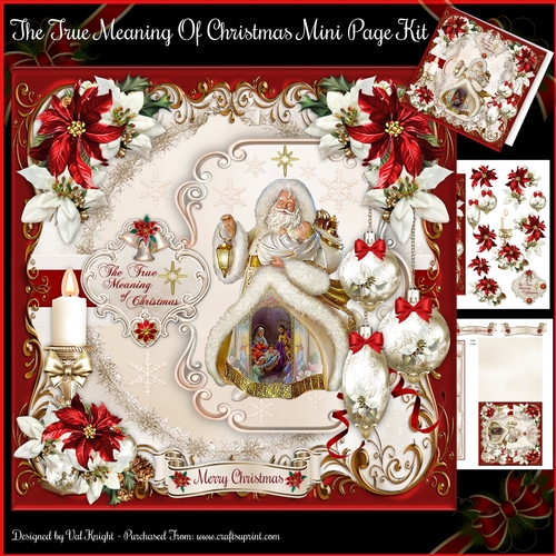 The True Meaning of Christmas Mini Page Kit