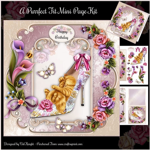 A Purrfect Fit Mini Page Kit