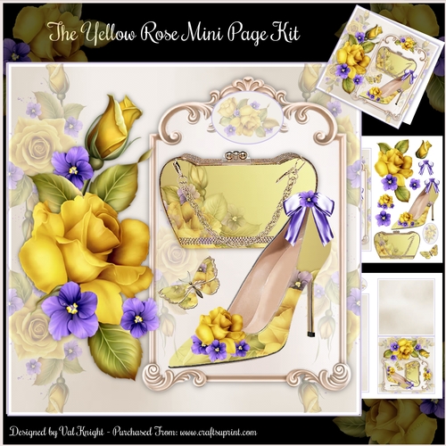 The Yellow Rose Mini Page Kit