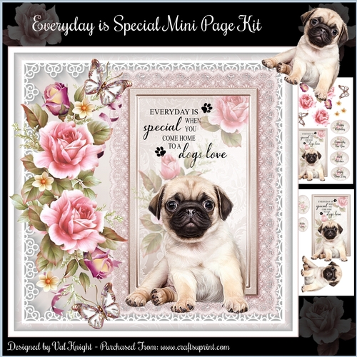 Everyday is Special - Pug Mini Page Kit