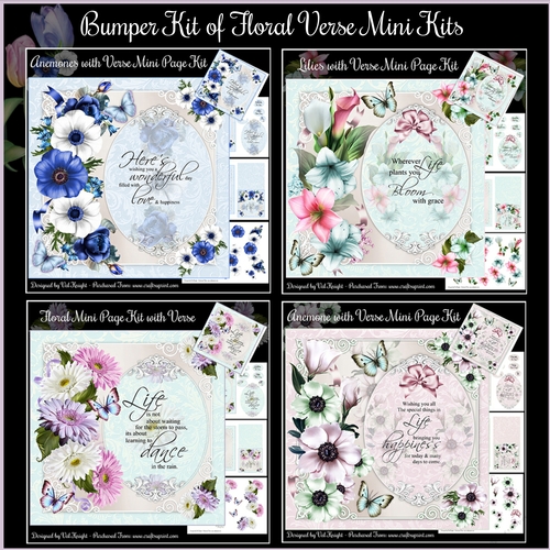 Bumper Kit of Floral Verses Mini Kits