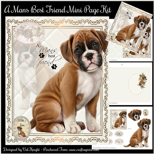A Mans Best Friend 2 Mini Page Kit 