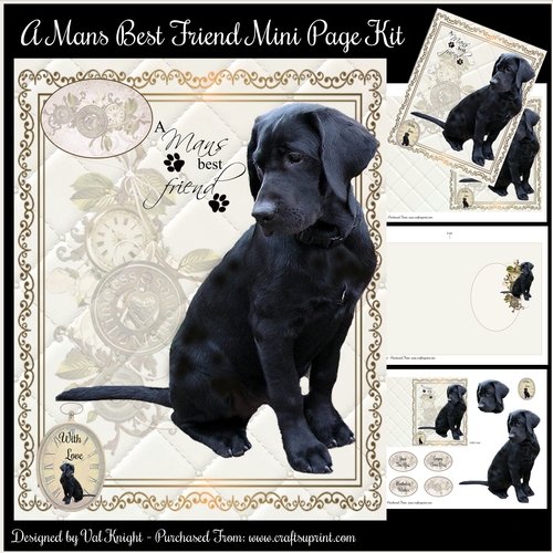 A Mans Best Friend 3 Mini Page Kit 