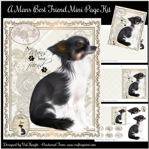 A Mans Best Friend 4 Mini Page Kit 