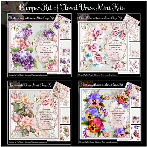 Bumper Kit of Floral Verse Mini Kits