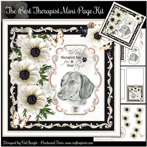 The Best Therapist Mini Page Kit