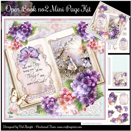 Open Book no2 Mini Page Kit