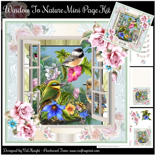 Window to Nature Mini Page Kit