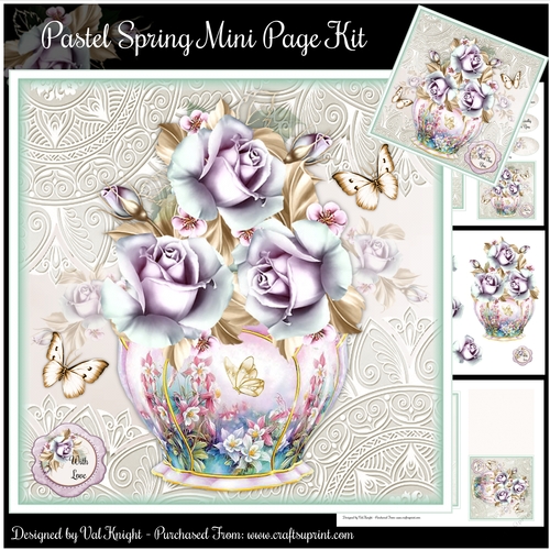 Pastel Spring Mini Page Kit