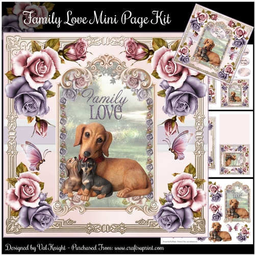 Family Love Mini Page Kit