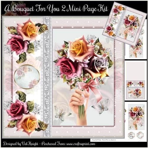 A Bouquet For You 2 Mini Page Kit