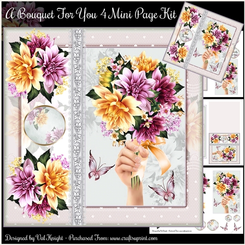 A Bouquet For You no4 Mini Page Kit