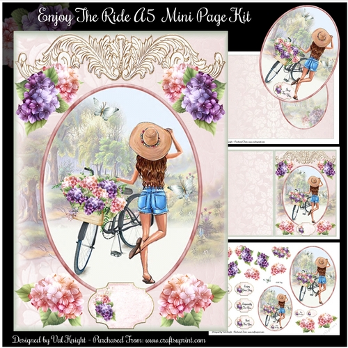 Enjoy The Ride A5 Mini Page Kit