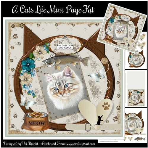 A Cats Life Mini Page Kit