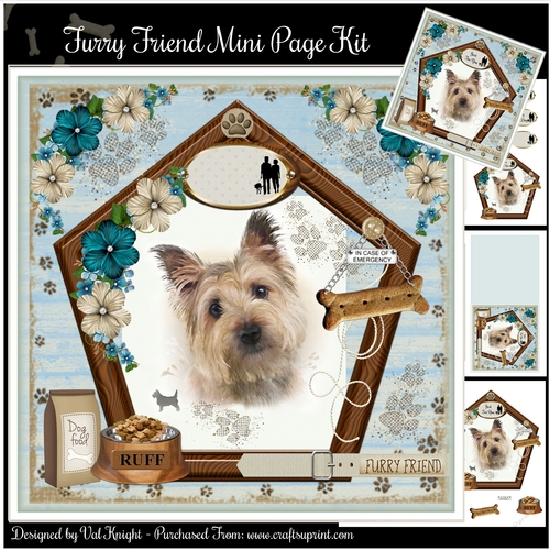 Furry Friend Mini Page Kit