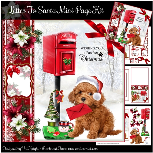 Letter To Santa Mini Page Kit