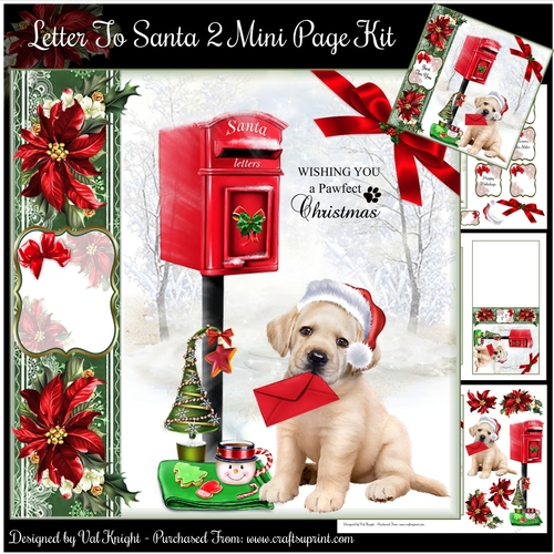 Letter To Santa 2 Mini Page Kit   