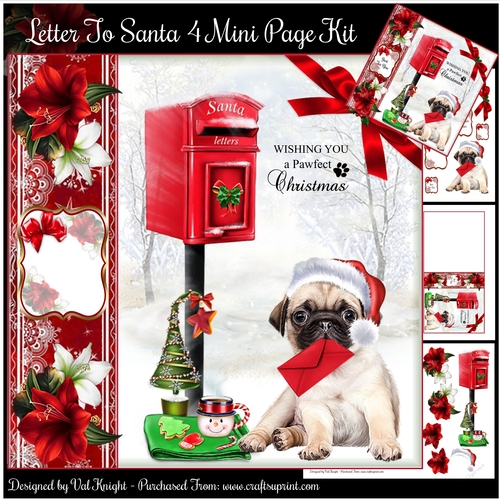Letter To Santa 4 Mini Page Kit   