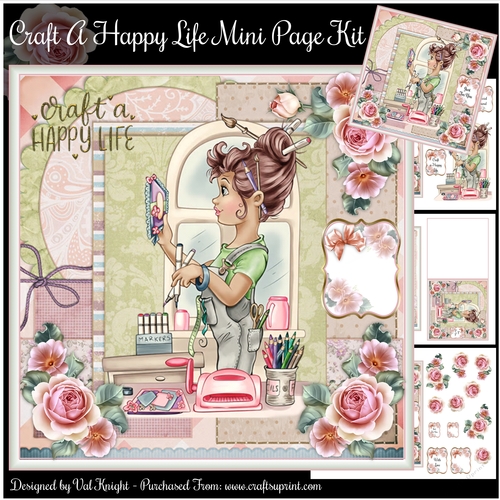 Craft A Happy Life Mini Page Kit