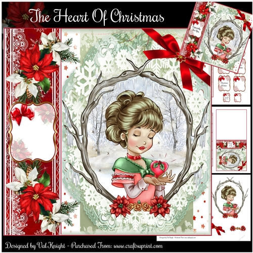 The Heart Of Christmas Mini Page Kit   