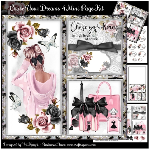 Chase Your Dreams 4 Mini Page Kit