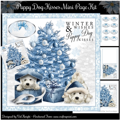 Puppy Dog Kisses Mini Page Kit  