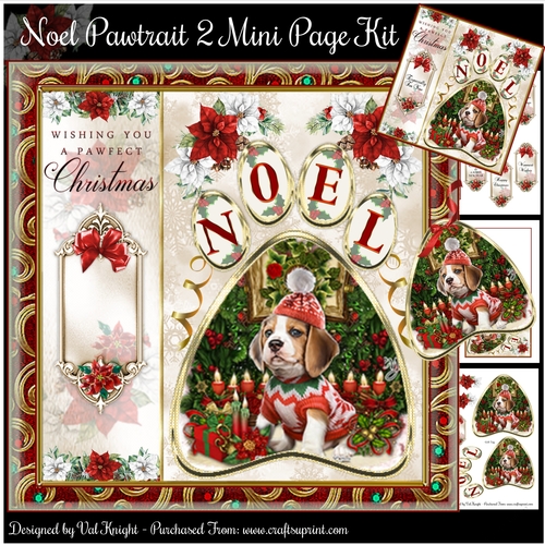 Noel Pawtrait 2 Mini Page Kit 