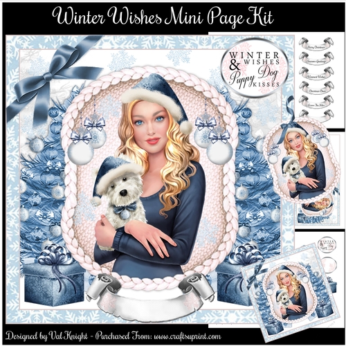Winter Wishes Mini Page Kit