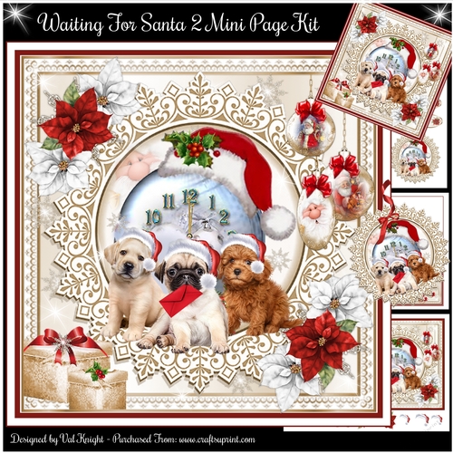 Waiting For Santa 2 Mini Page Kit