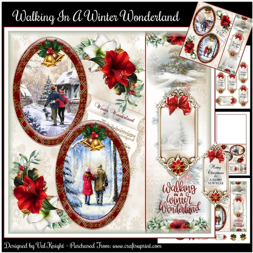 Walking In A Winter Wonderland Mini Page Kit 