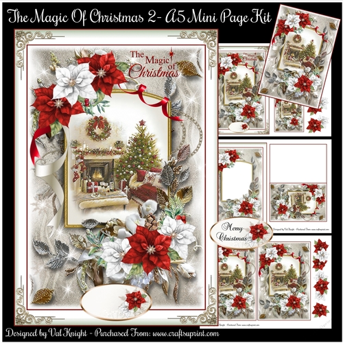 The Magic Of Christmas 2- A5 Mini Page Kit  