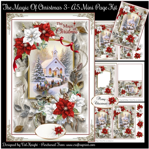 The Magic Of Christmas 3 - A5 Mini Page Kit   