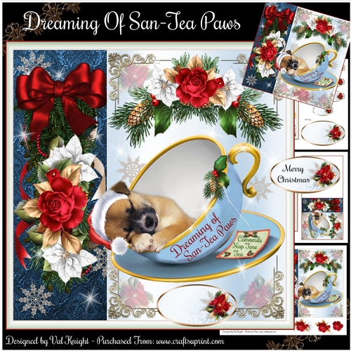 Dreaming Of San-Tea Paws Mini Page Kit